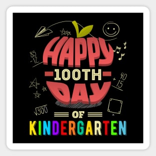 Happy 100th Day of Kindergarten Magnet